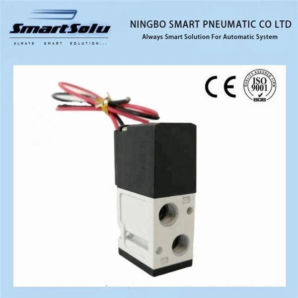 Válvula solenoide electromagnética de 3 puertos
